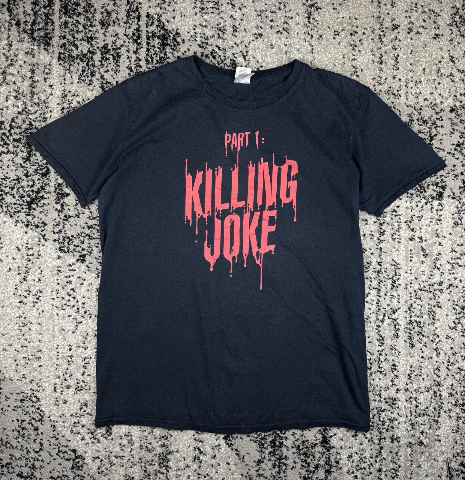 Vintage Style Killing Joke Band Tee Black FadedGildan Punk Industrial L