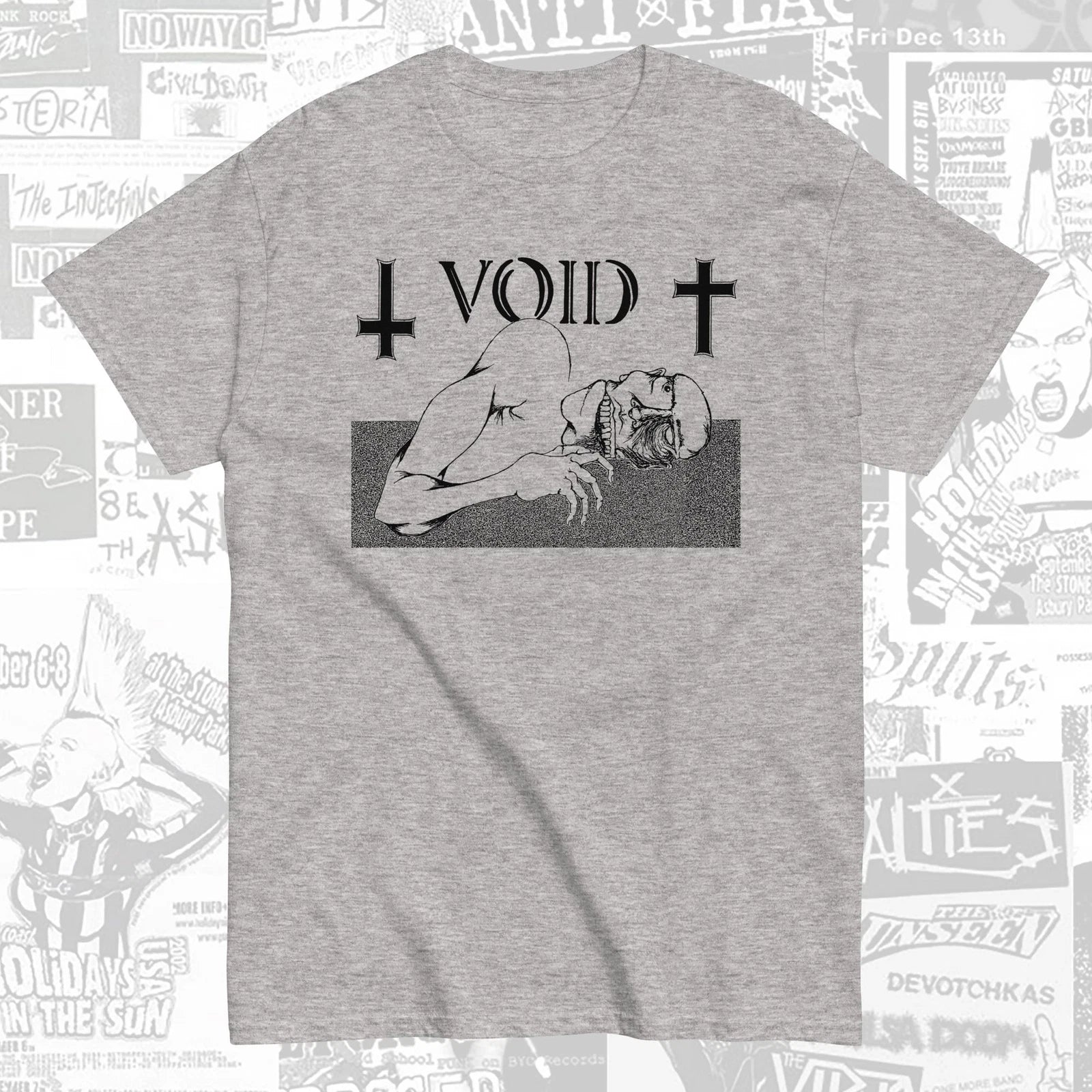 Void Old School Hardcore Punk Rock T-Shirt Black Flag Dead Kennedys