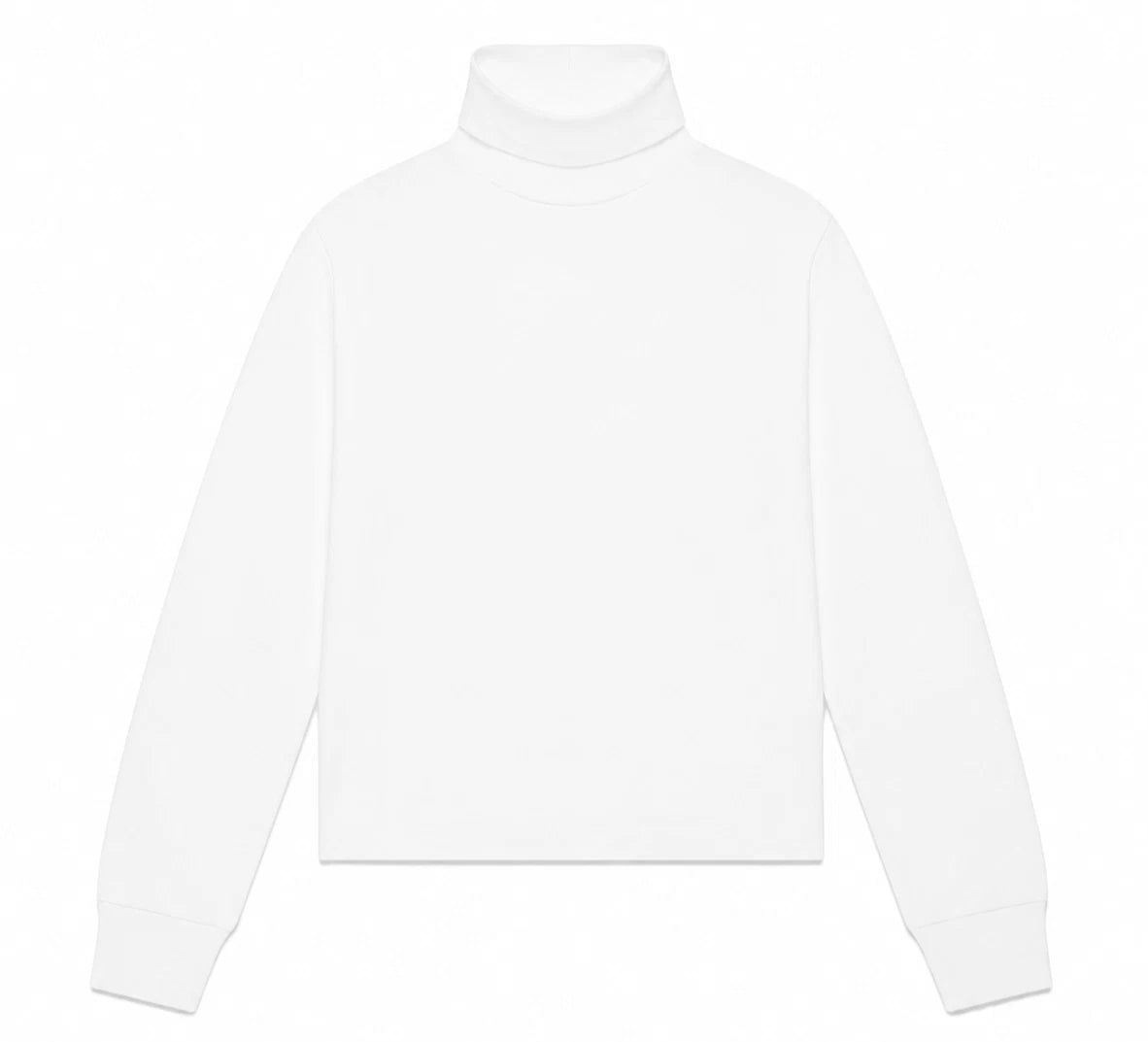 OVO White Turtleneck Longsleeve Blank Shirt - XL - New
