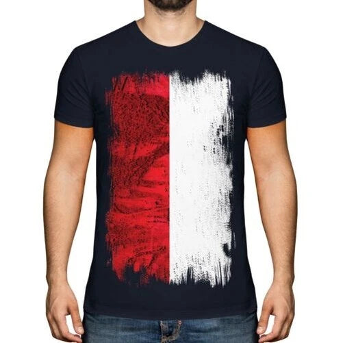 Indonesia Grunge Flag Mens T-Shirt Jersey Football Jersey Gift