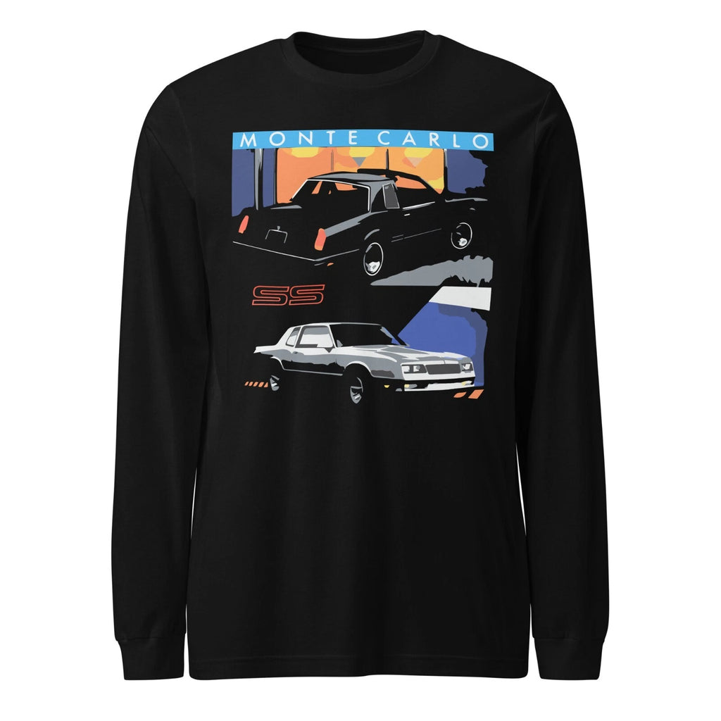 1988 Chevy Monte Carlo LS & SS Coupes long sleeve tee