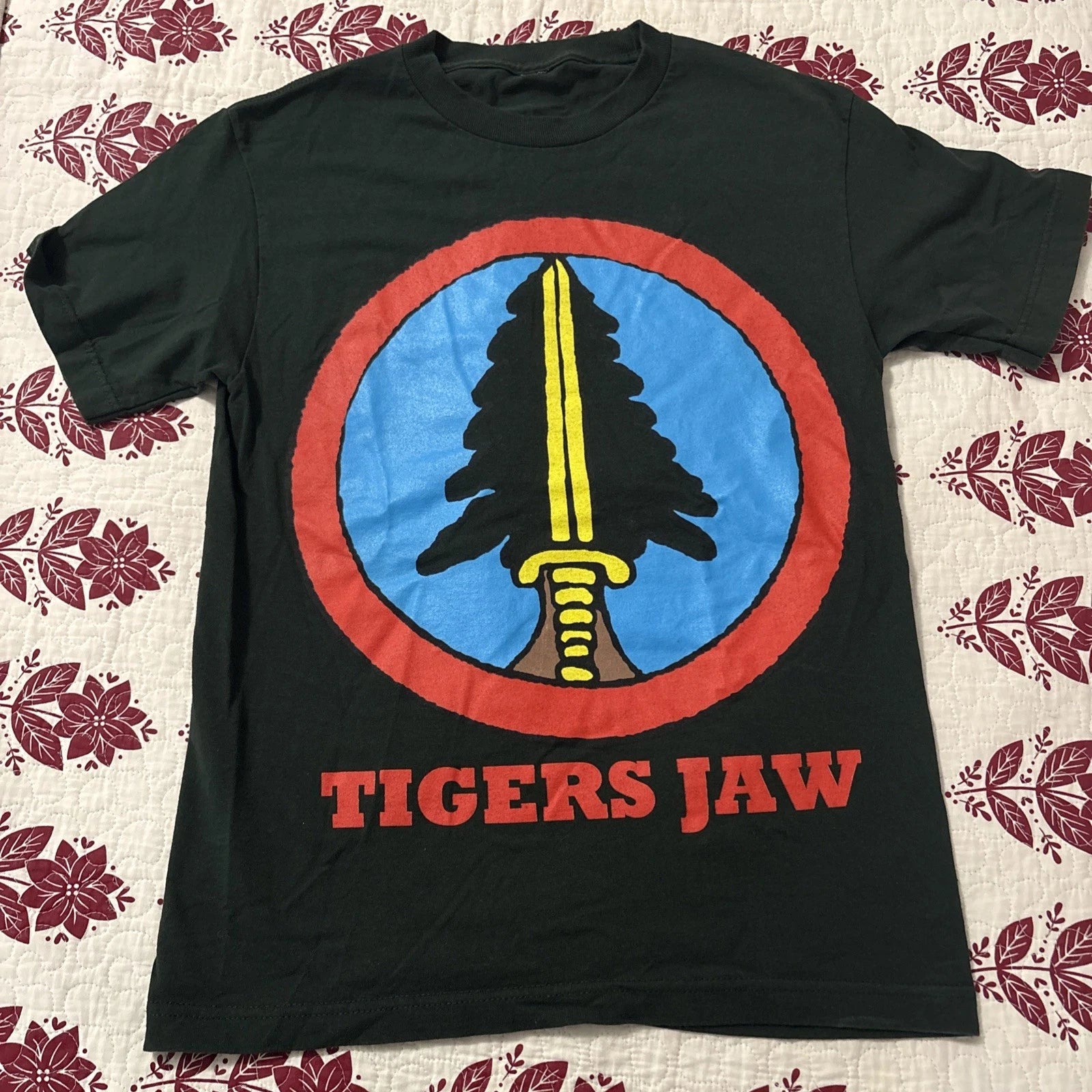 Vintage Tigers Jaw Band Shirt Mens Small Y2K Indie Rock Emo Punk