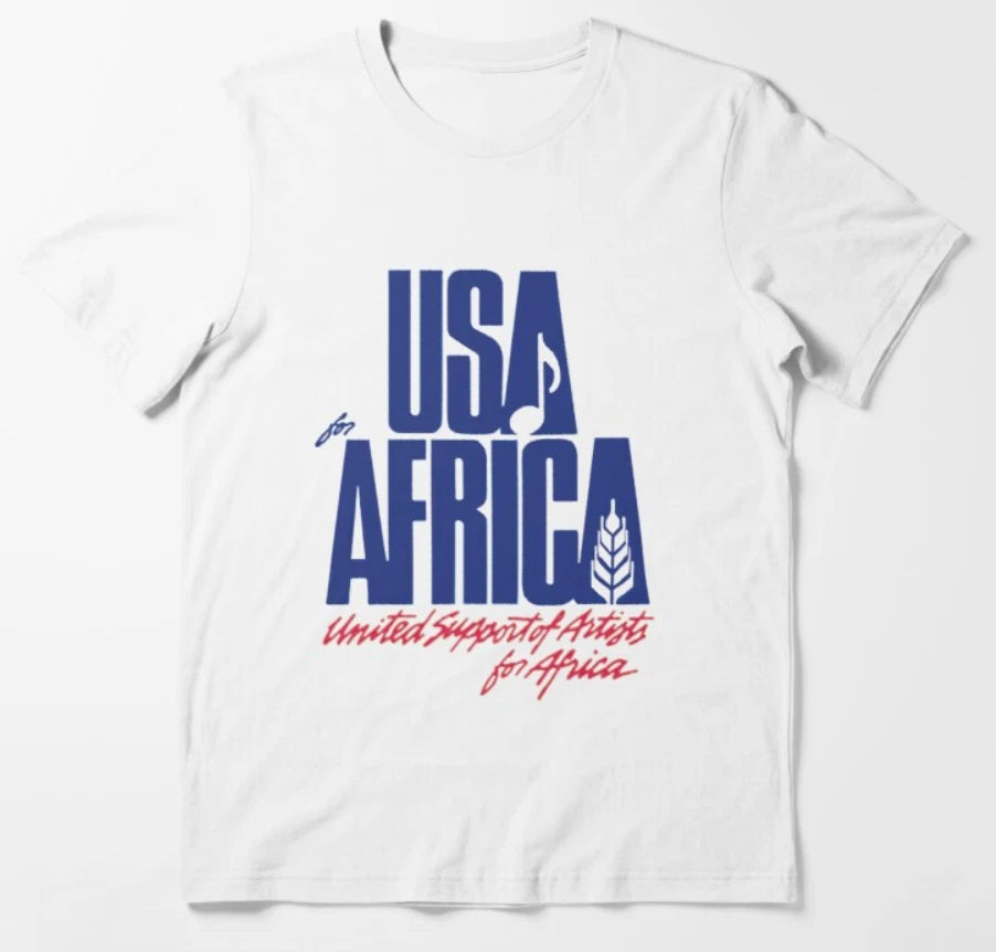 USA For Africa We Are The World T shirt - Premium Quality