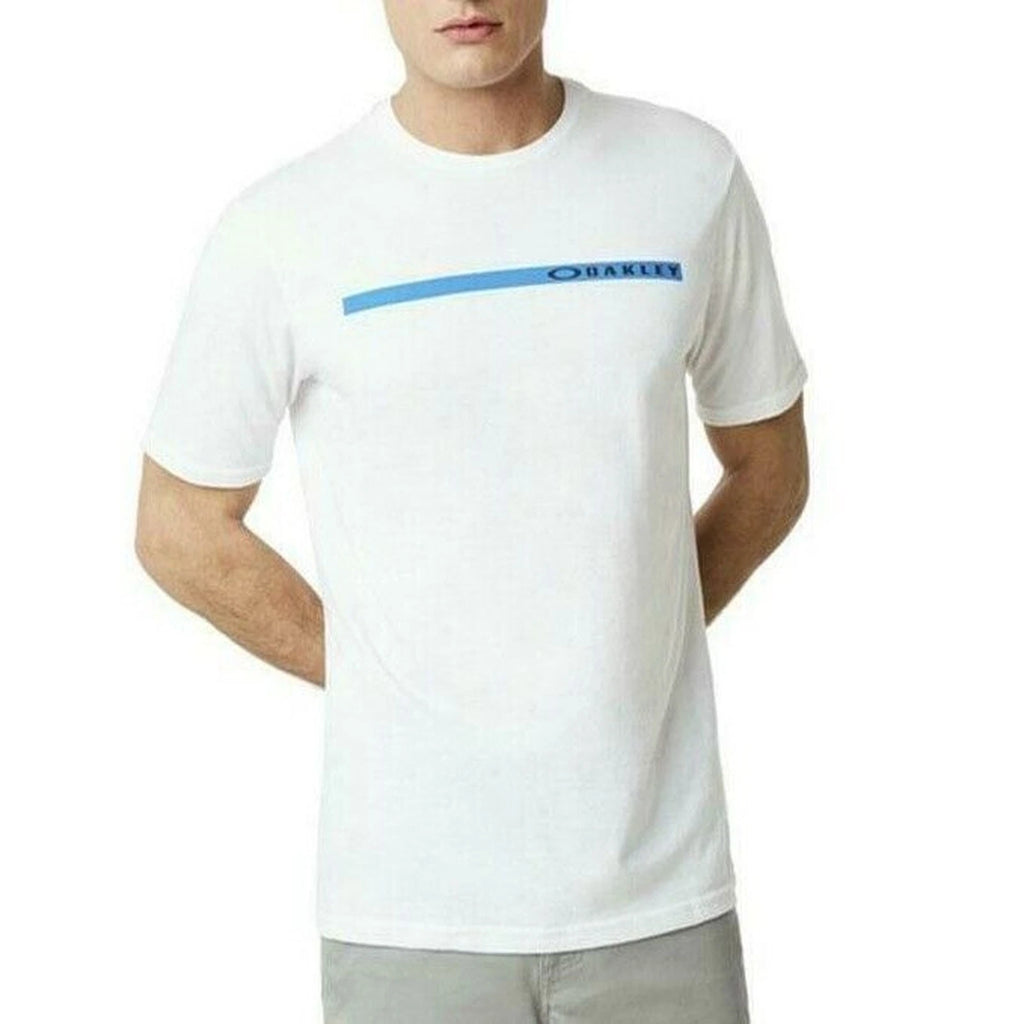 Oakley Men Tee T Shirt White Cotton TBL Mw4 Size L