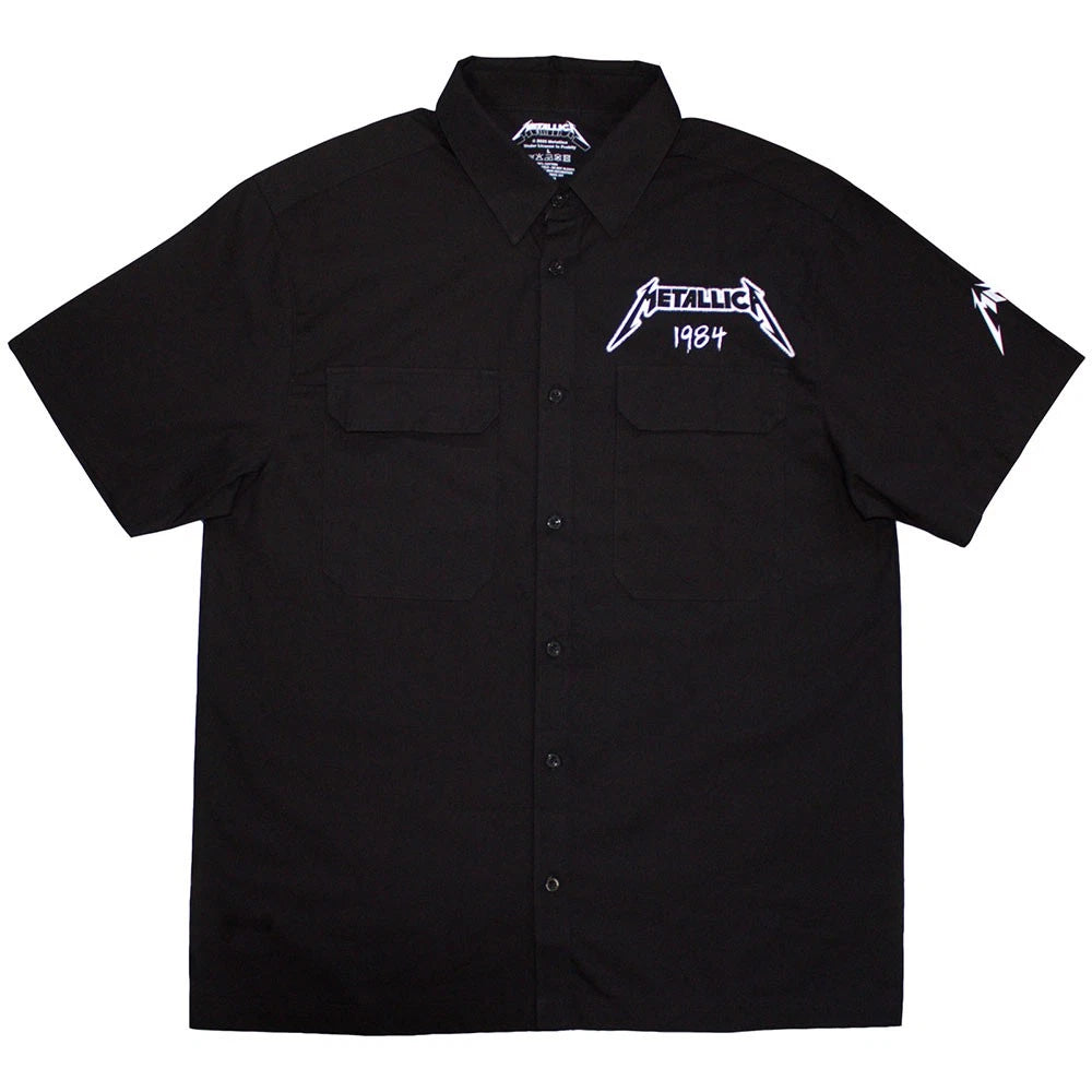 Metallica Ride The Lightning Casual Shirt