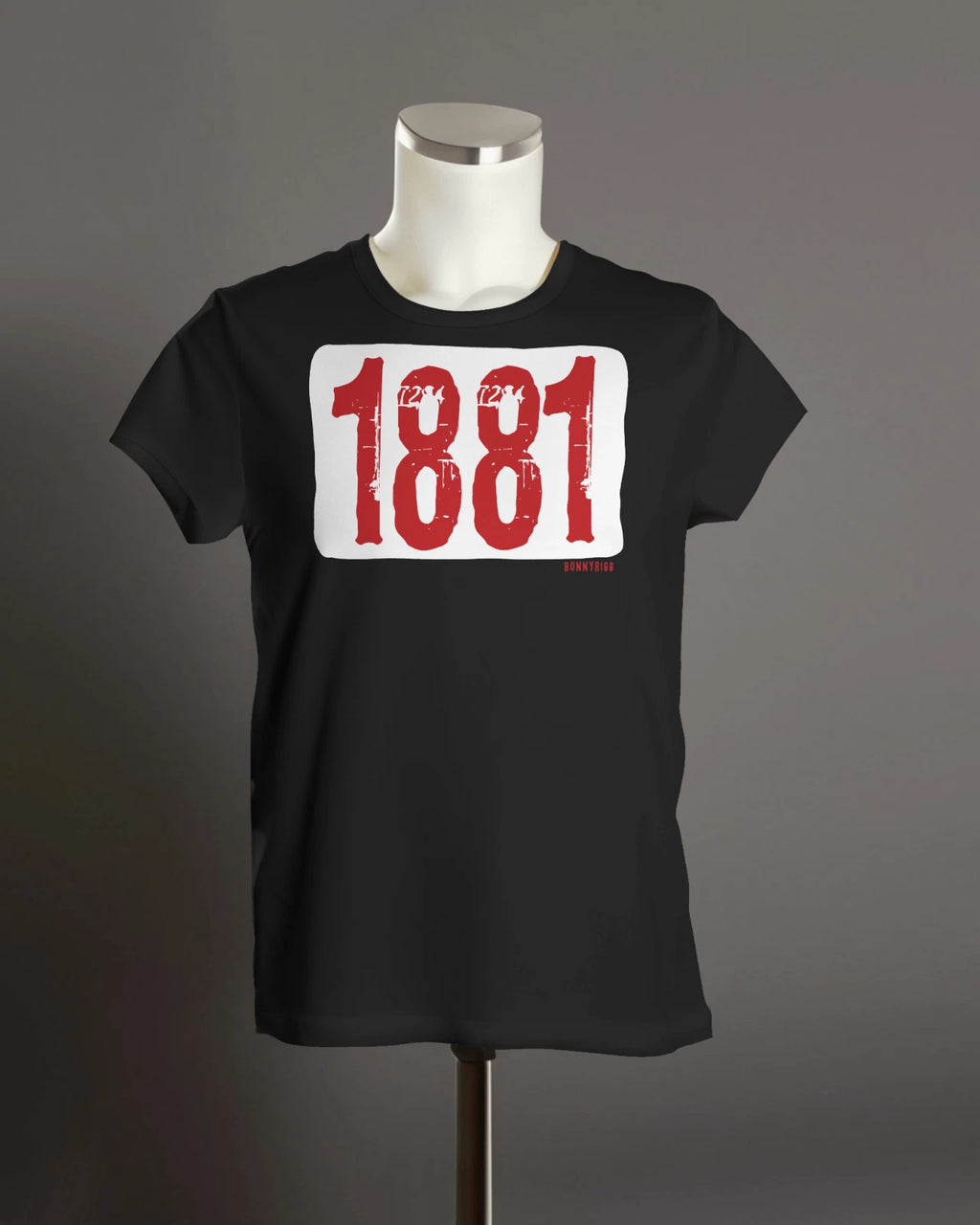 BONNYRIGG Rose 1881 T Shirt | Founded | Organic Unisex | Grunge