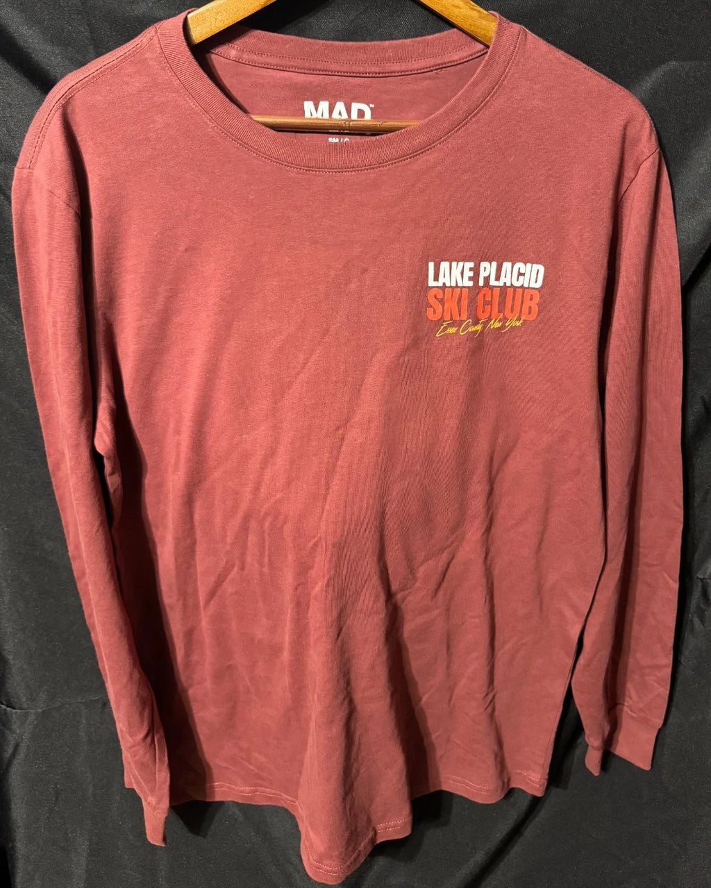 Men's XXL MAD ENGINE Lake Placid Ski Club long sleeve shirt NWT