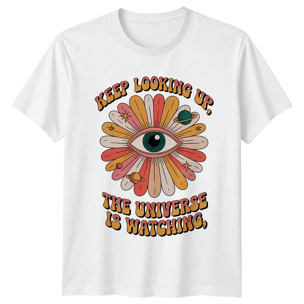 Keep Looking Up The Universe T-Shirt Cosmic Mysticism