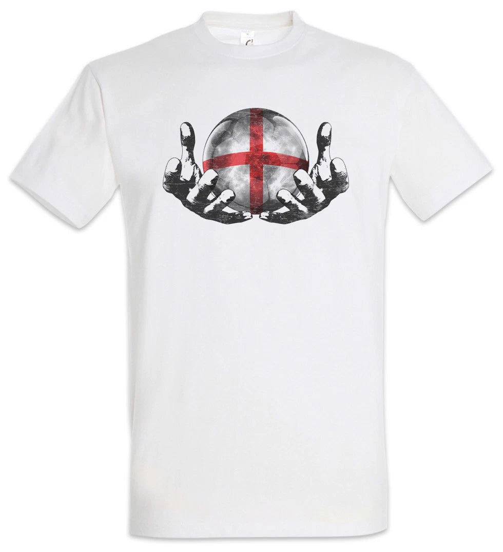 England Football Magic Ball T-Shirt english Soccer Flag World Championship