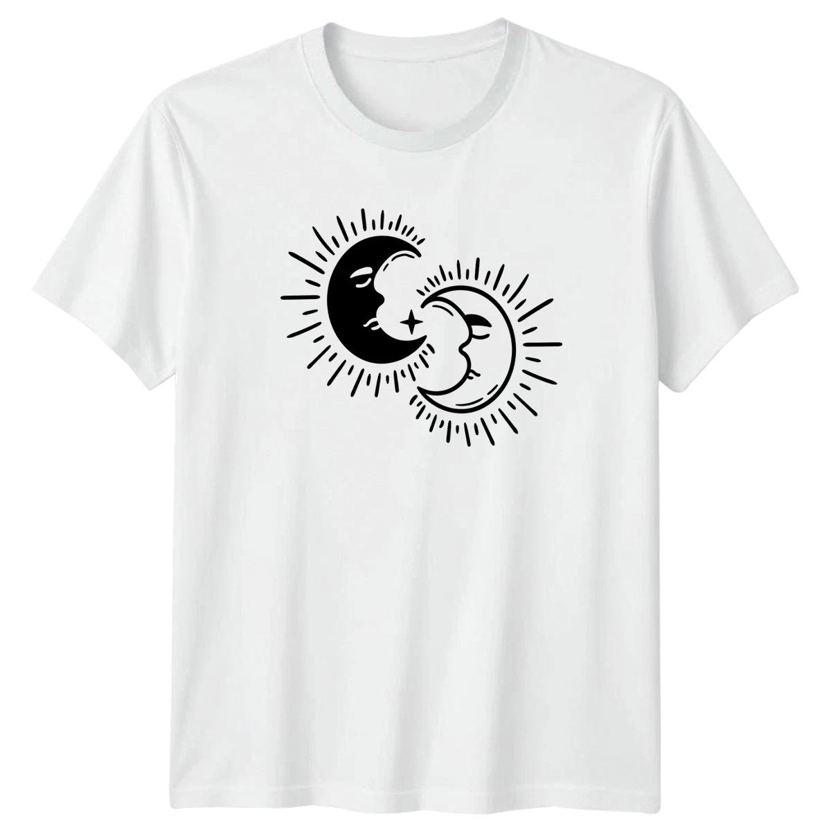 Celestial Sun Moon Star Spiritual T-Shirt Boho Celestial Spirituality Birthday