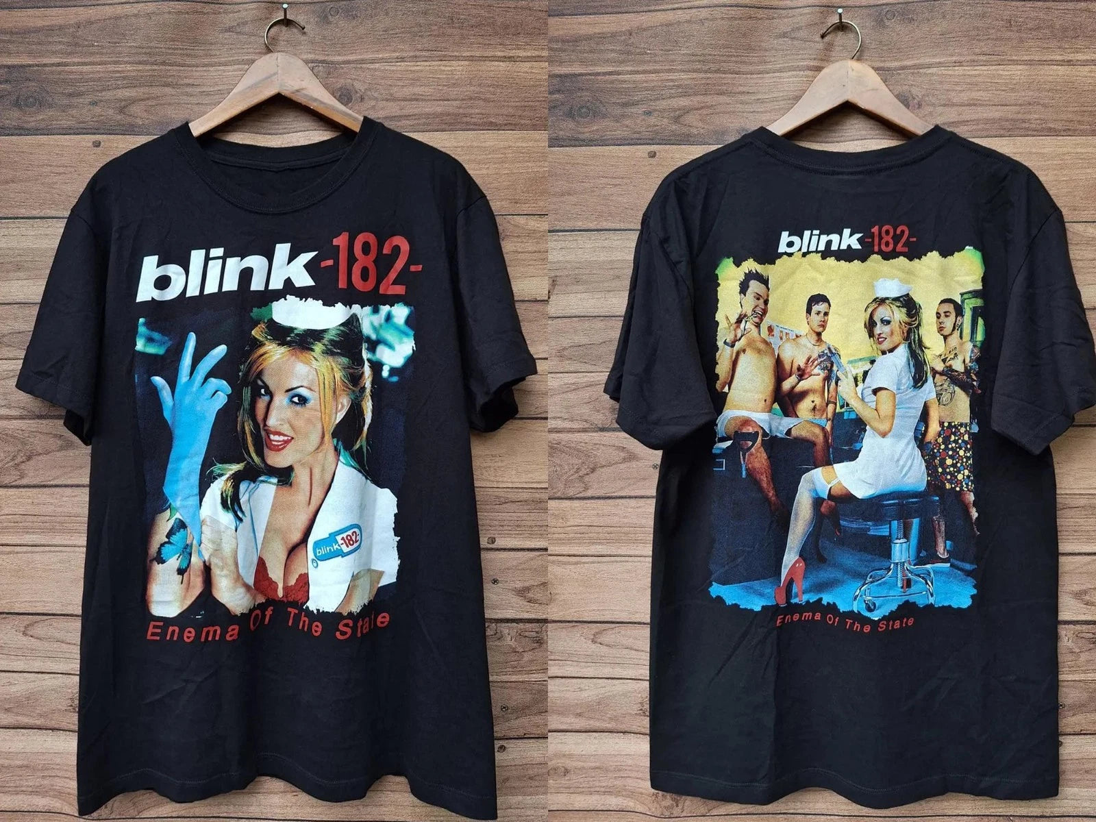 Vintage Blink 182 Enema of the State Band Punk T-Shirt Unisex Fan Gift S-5XL