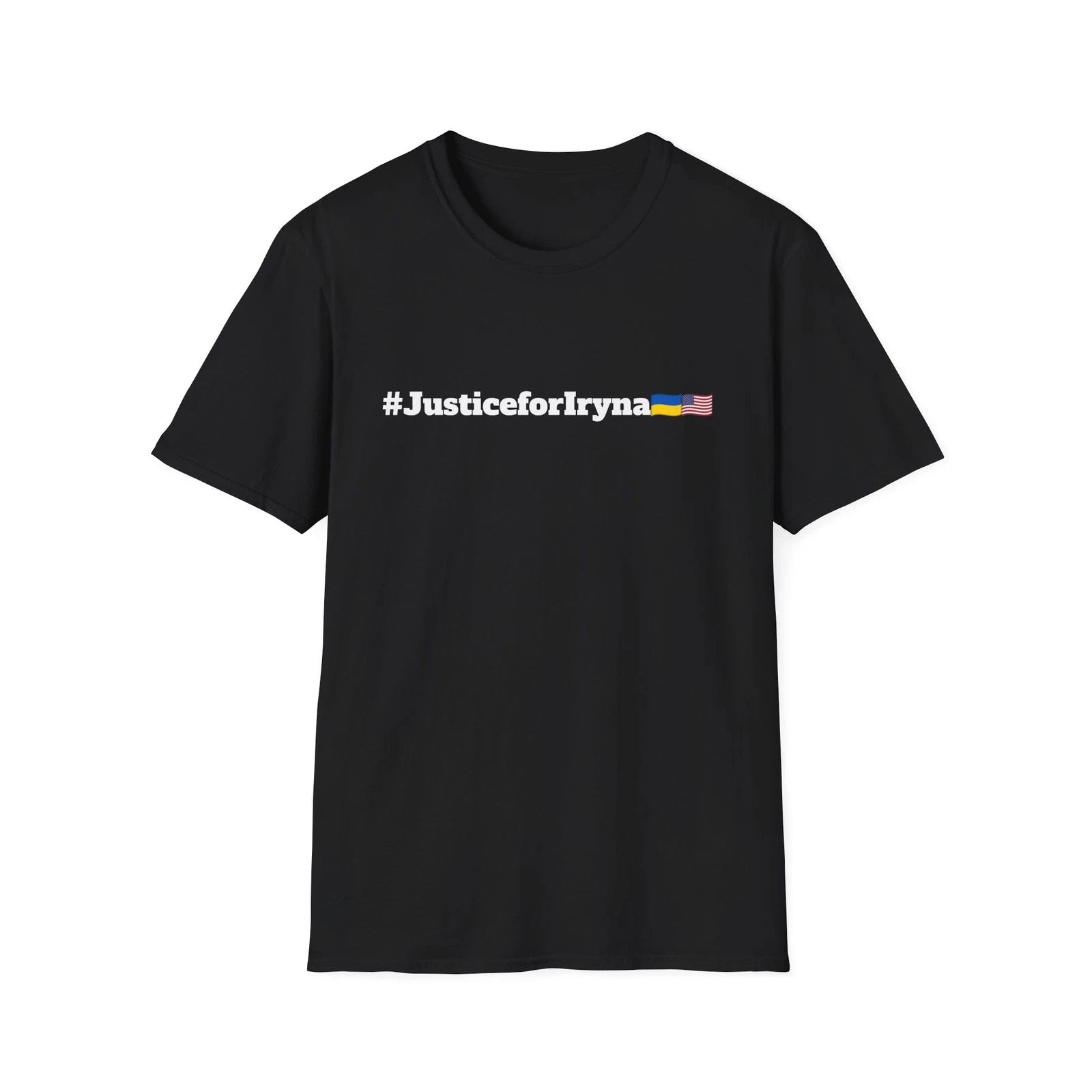Justice for Iryna Shirt #JusticeforIryna Colorful Minimalist Unisex T-Shirt, Tee