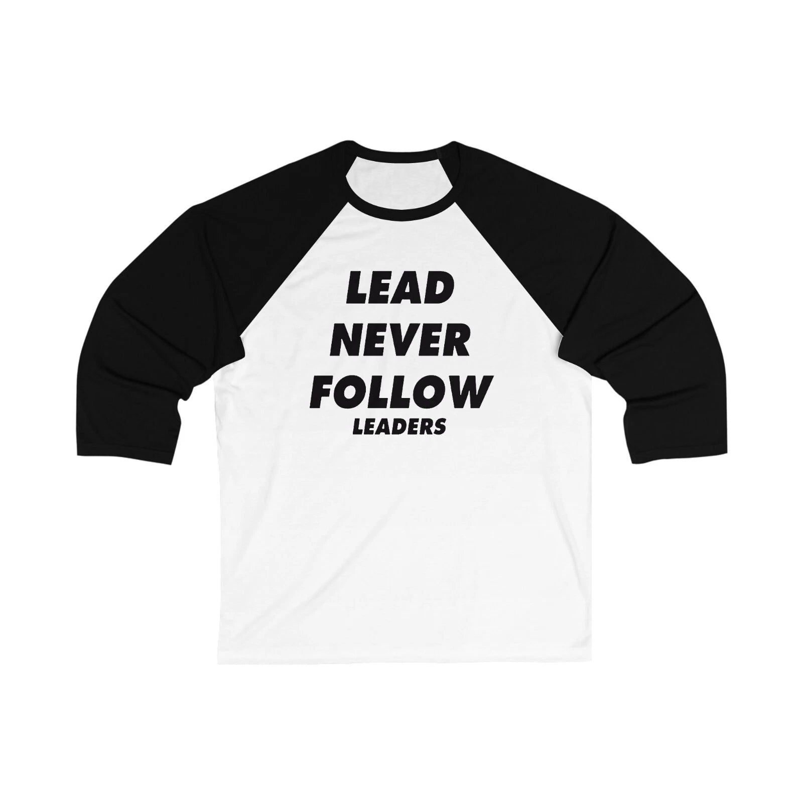 Lead Never Follow Leaders 34 Sleeve Base - Chief Chicago Drill y2k Unisex
