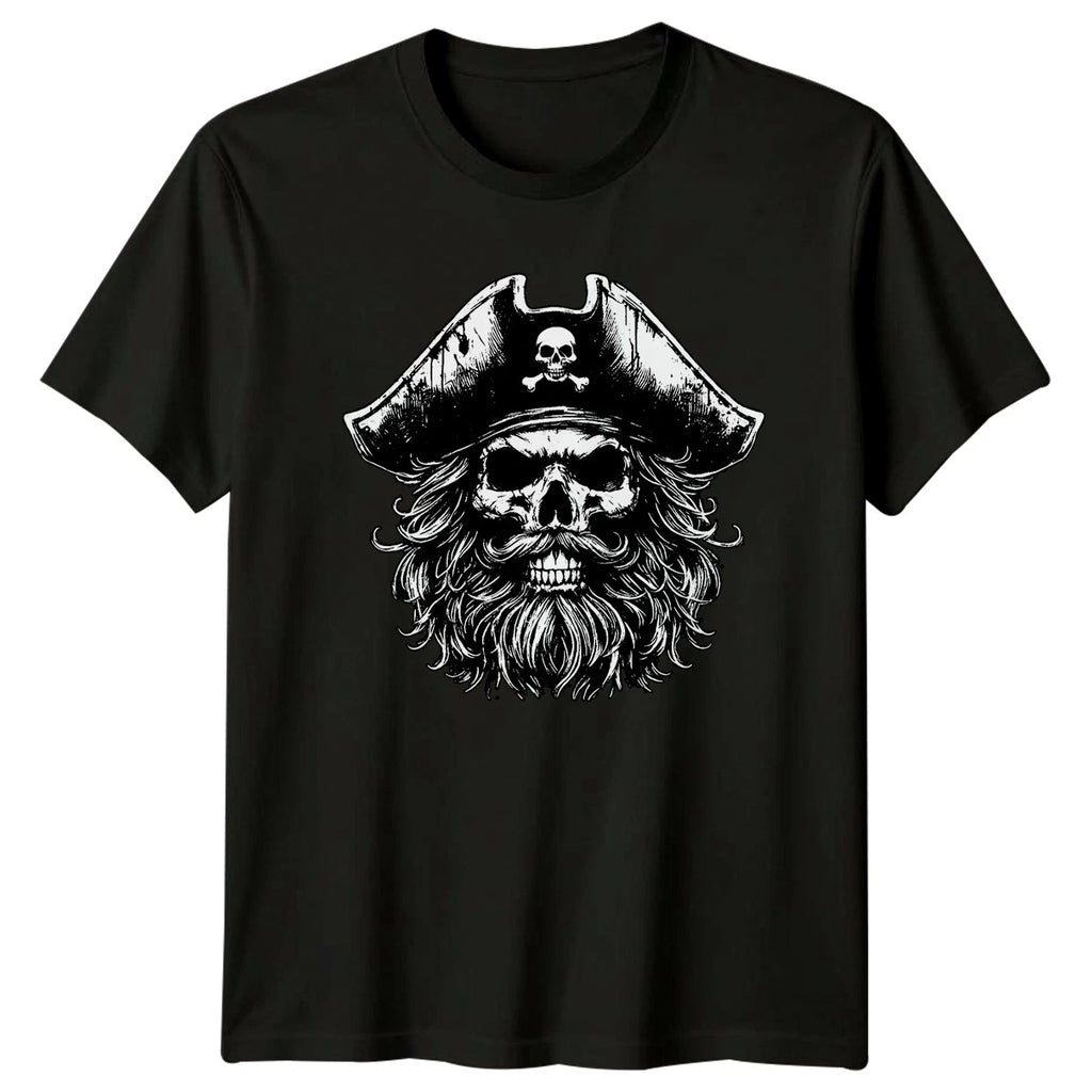 Pirate Skull Head Mens T-Shirt Pirate Gift For Him