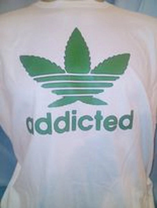 Addicted Weed Marijuana 420 Shirt Custom Created Tshirt NEW  S M L XL 2XL 3XL