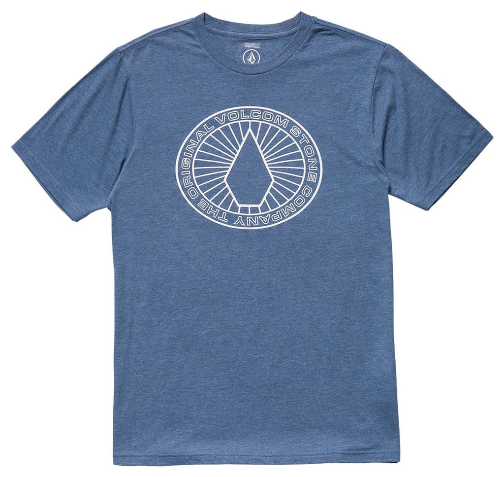 Volcom Medalist Men's Short Sleeve T-Shirt - Blueberry - New