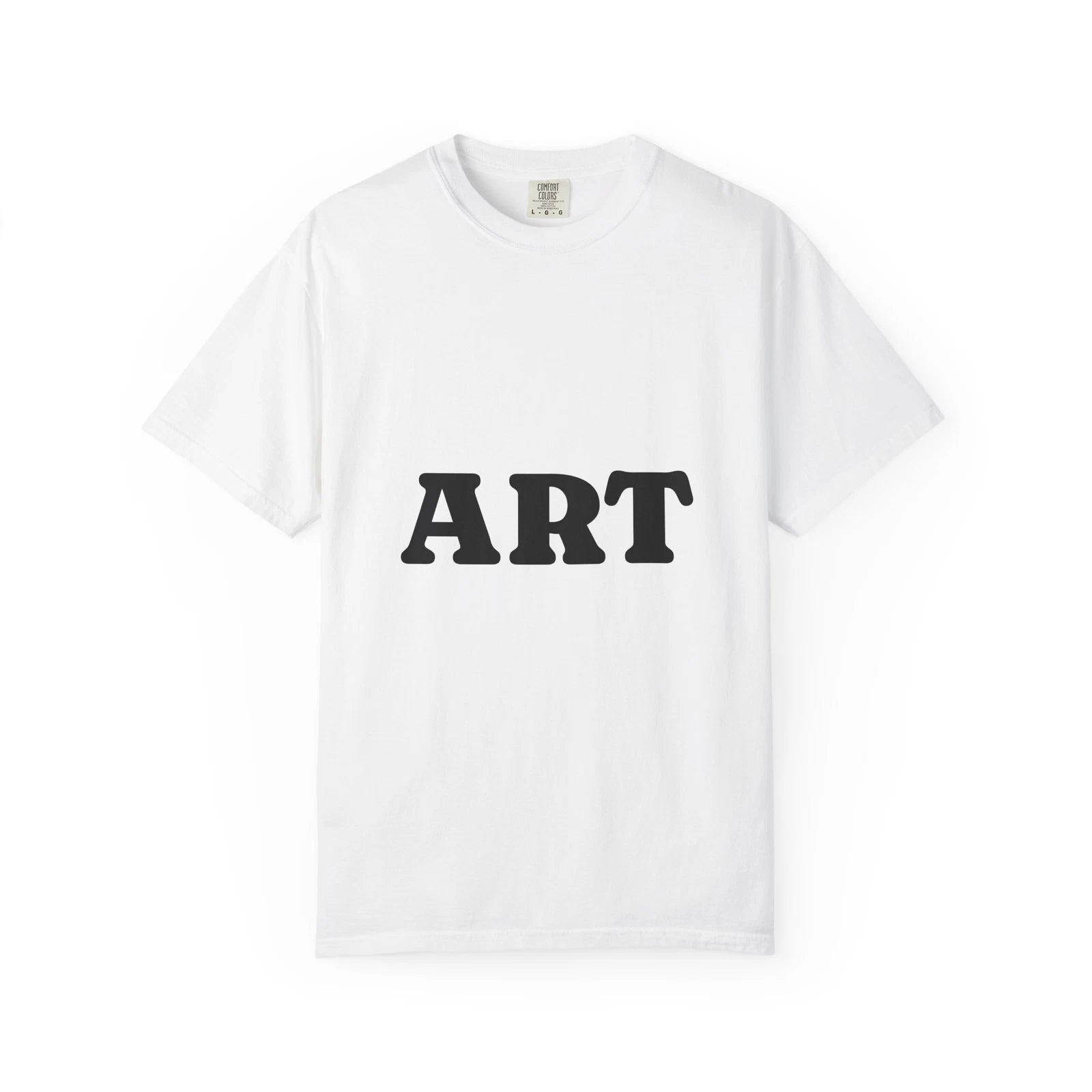 Minimalist AR Unisex Garment-Dyed T-shirt, Casual Wear, Streetwear, Gift for