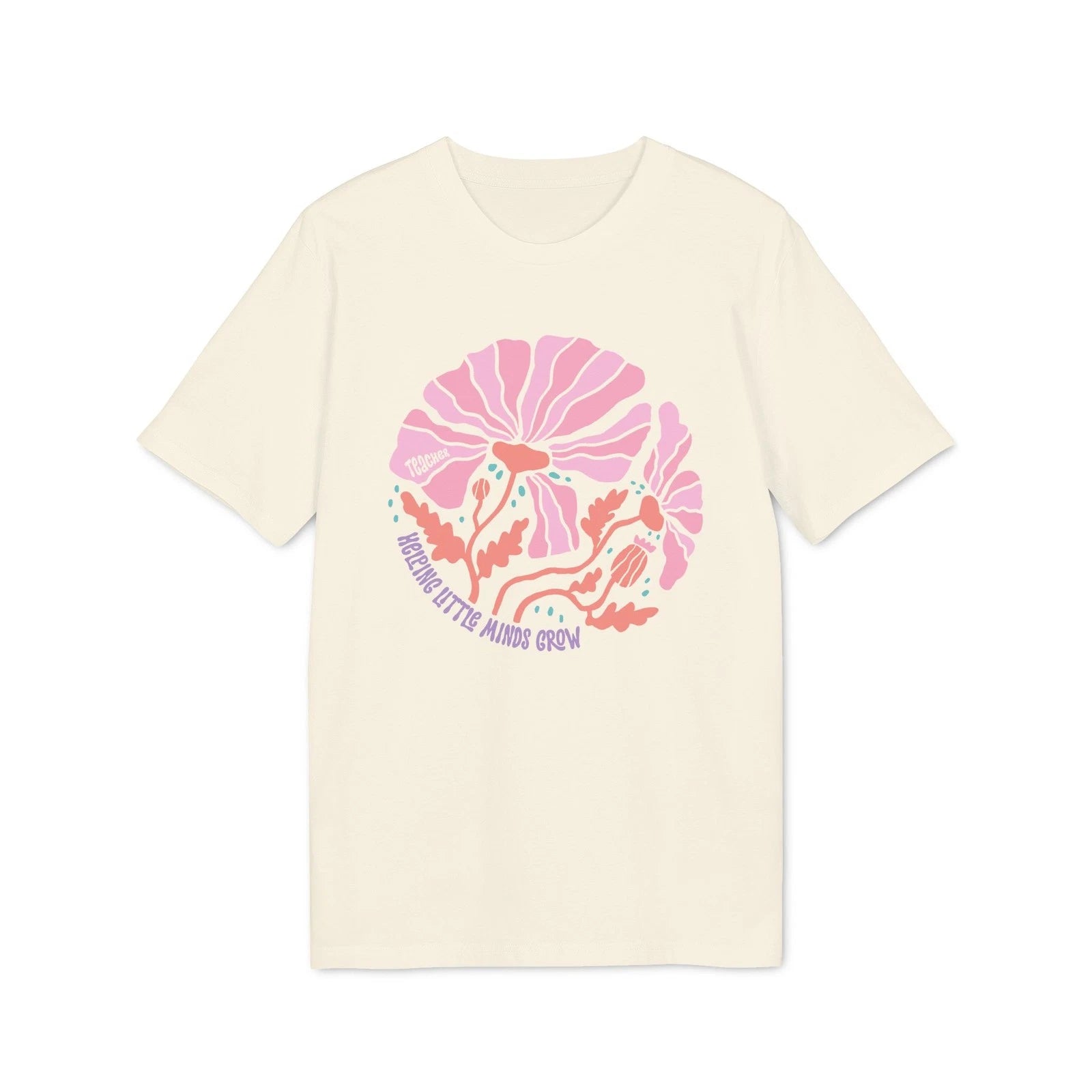 Boho Wildflower Helping Grow T-shirt | Floral Tee | Gift for Teacher