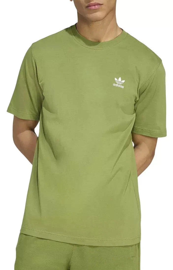 Men’s Adidas Originals Size M Trefoil Essentials Tee Tech Olive MSRP $30