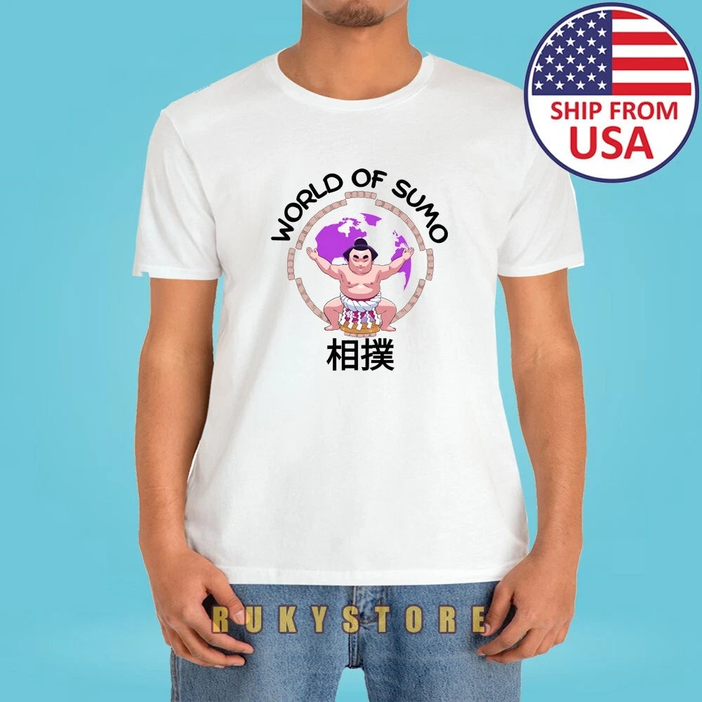 World of Sumo Men's White Size S-5XL