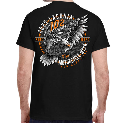 2025 Laconia Motorcycle Week Eagle Landing T-Shirt