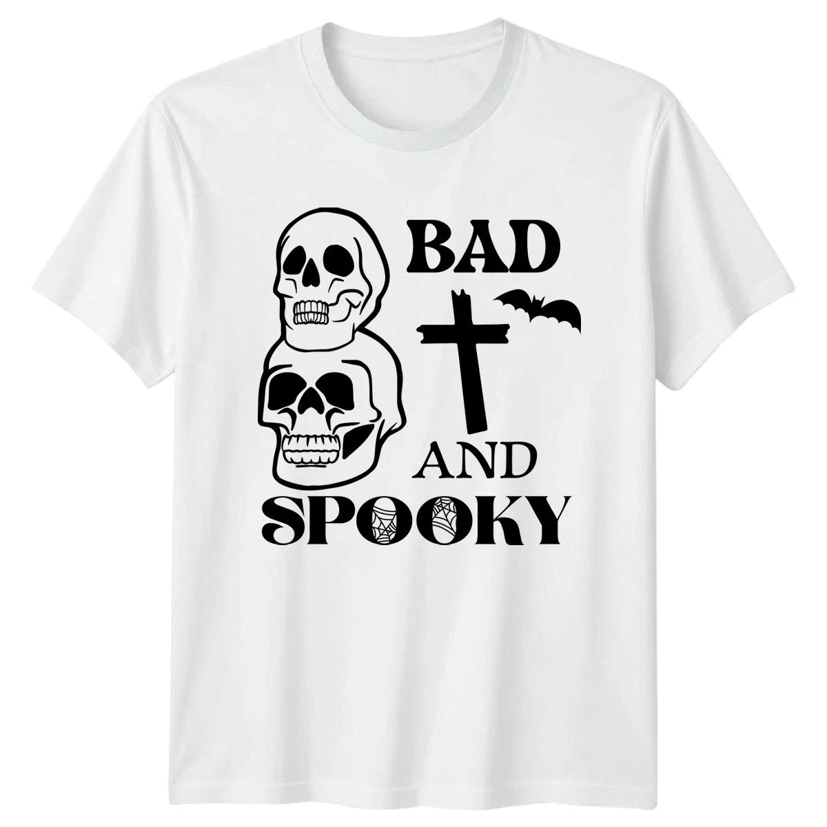 Bad And Spooky T-Shirt Halloween Spooky Humor Halloween Gift For Him And Her