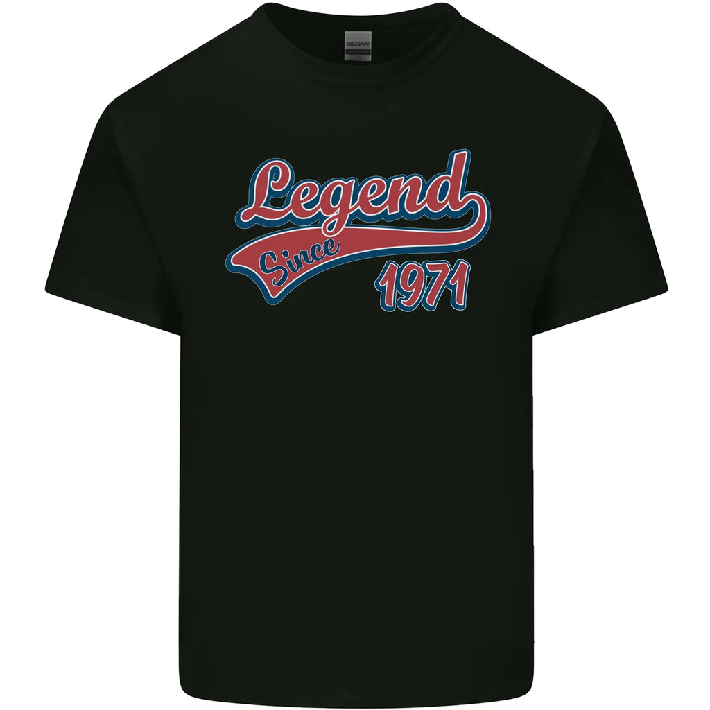Legend Since 55th Birthday 1971 Mens Cotton T-Shirt Tee Top