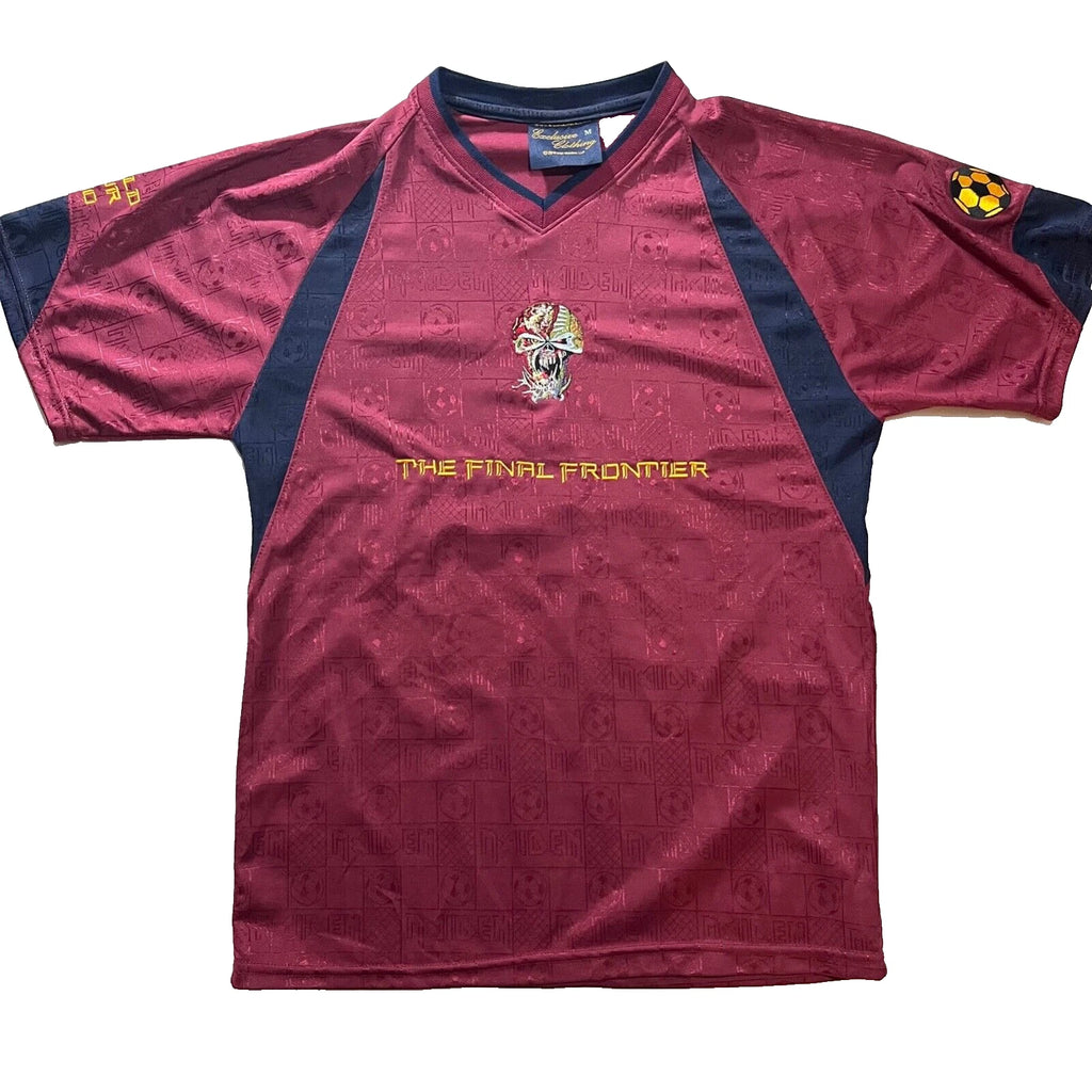 Iron Maiden Football Soccer Final Frontier Canada Tour 2010  Size Medium M Red