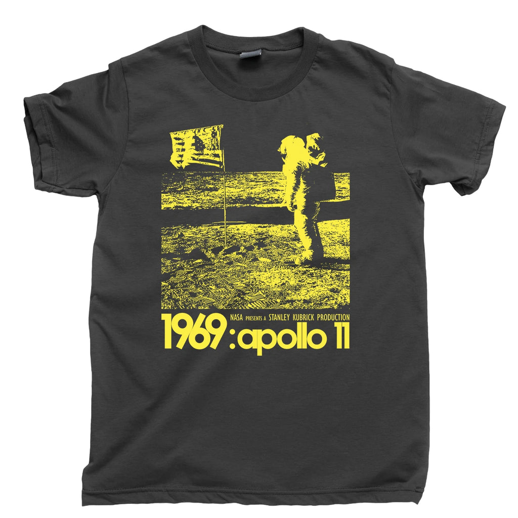 STANLEY KUBRICK Apollo 11 T Shirt 2001 Space Ship Odyssey Tee Blu Ray DVD Poster