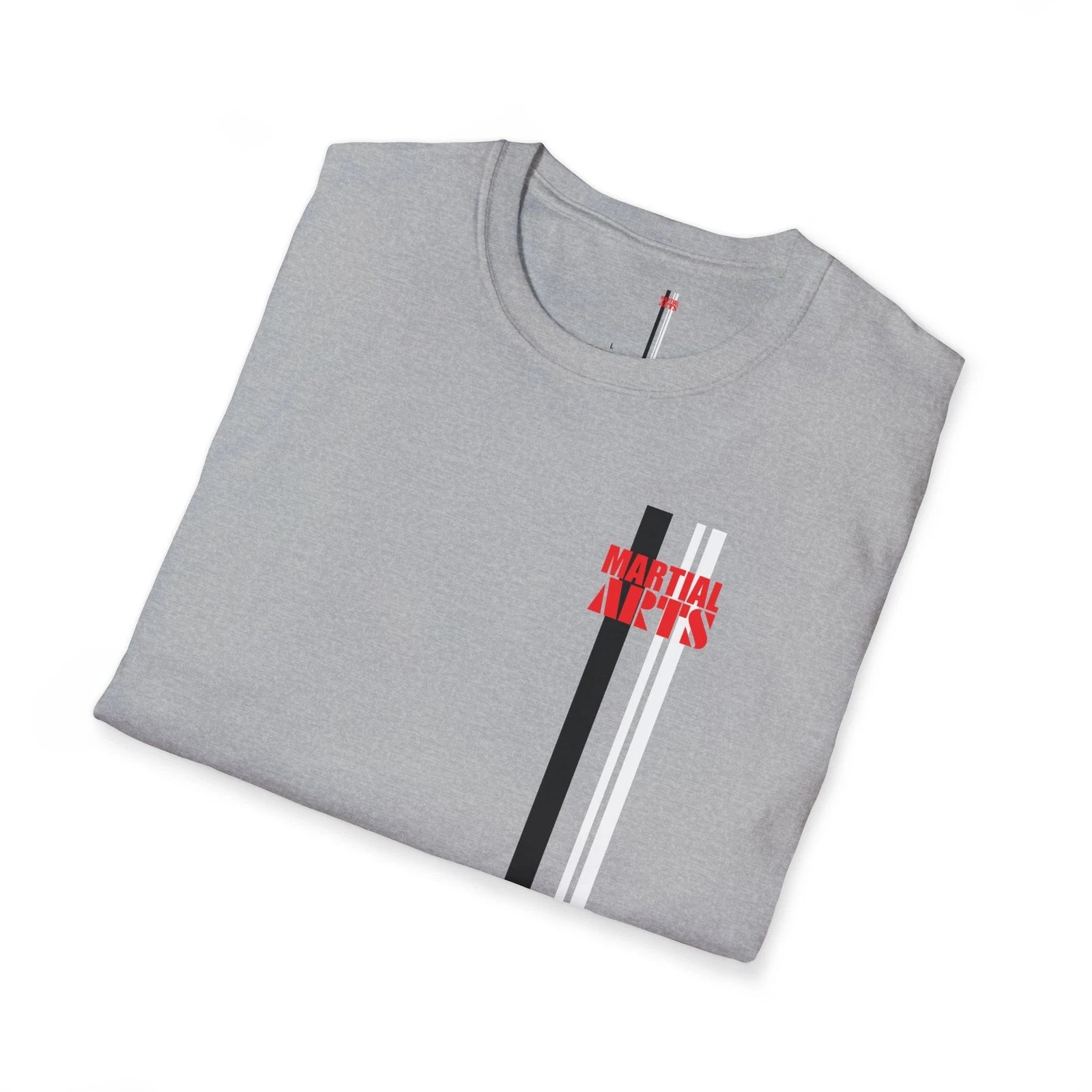 Martial Arts Artist Fighter Minimalist Stripes Tee Shirt Men Women Unisex Gift