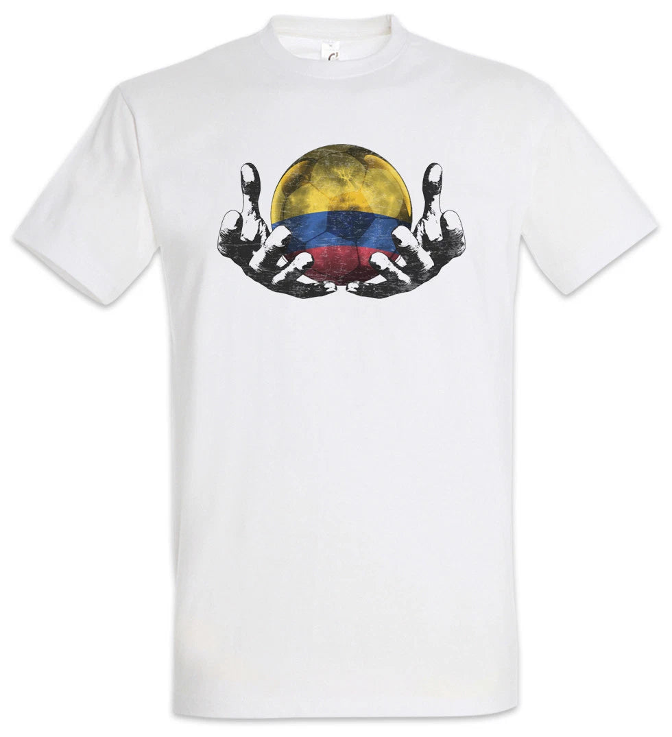 Colombia Football Magic Ball T-Shirt colombian Soccer Flag World Championship