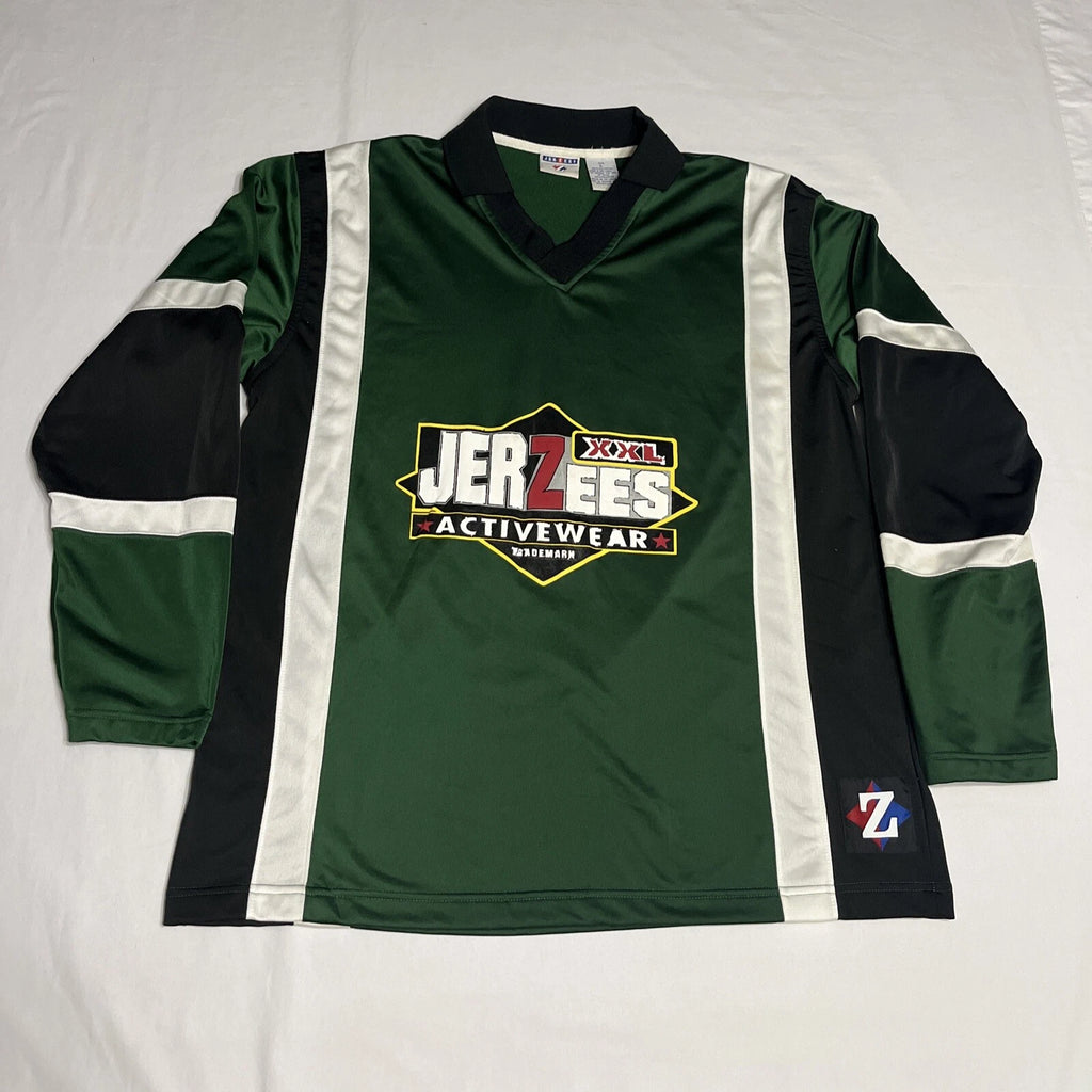 Vintage JERZEES Soccer JERSEY Mens Large Long Sleeve 90s
