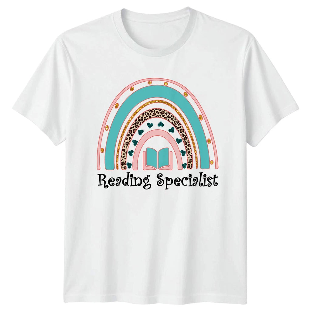 Reading Specialist Womens T-Shirt Literacy Teacher Birthday Gift For Her