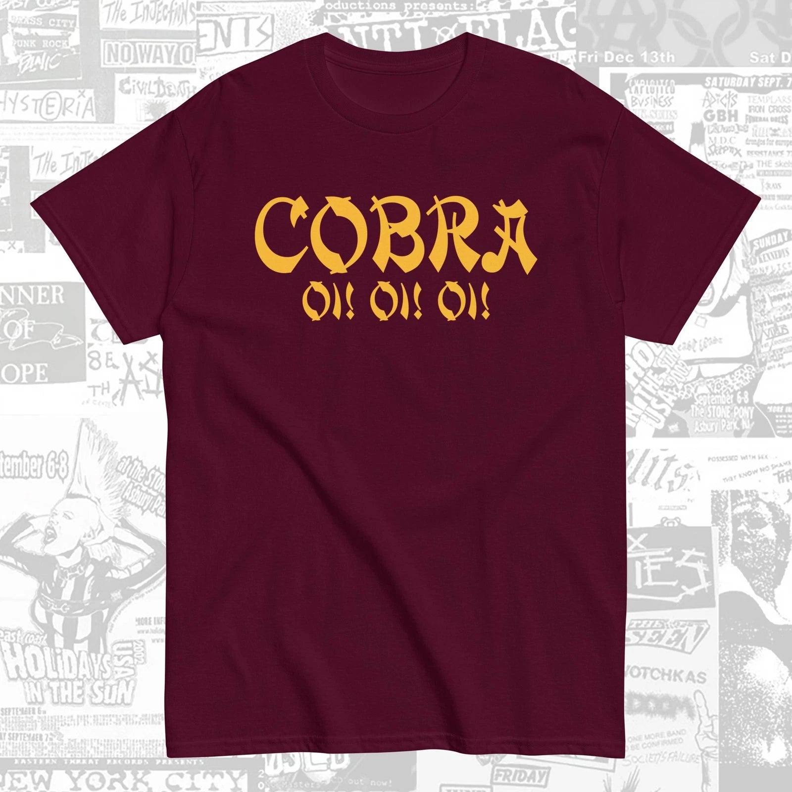 Cobra Japanese Oi! Punk Band T-Shirt Captain Nippon G.I.S.M. Skinhead Boot Boys