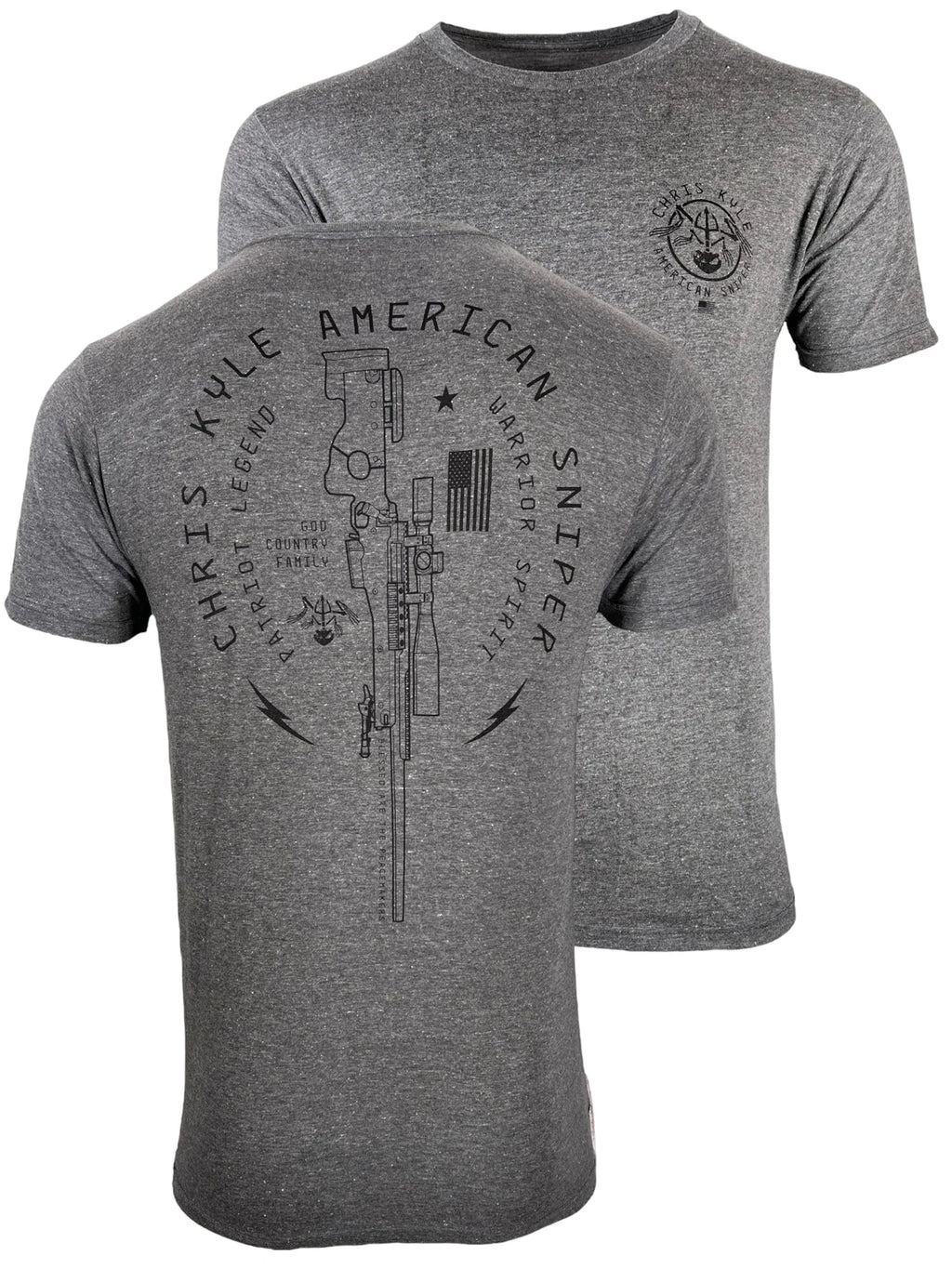 Howitzer Style Men's T-Shirt Chris Kyle Spirit Military Grunt MFG