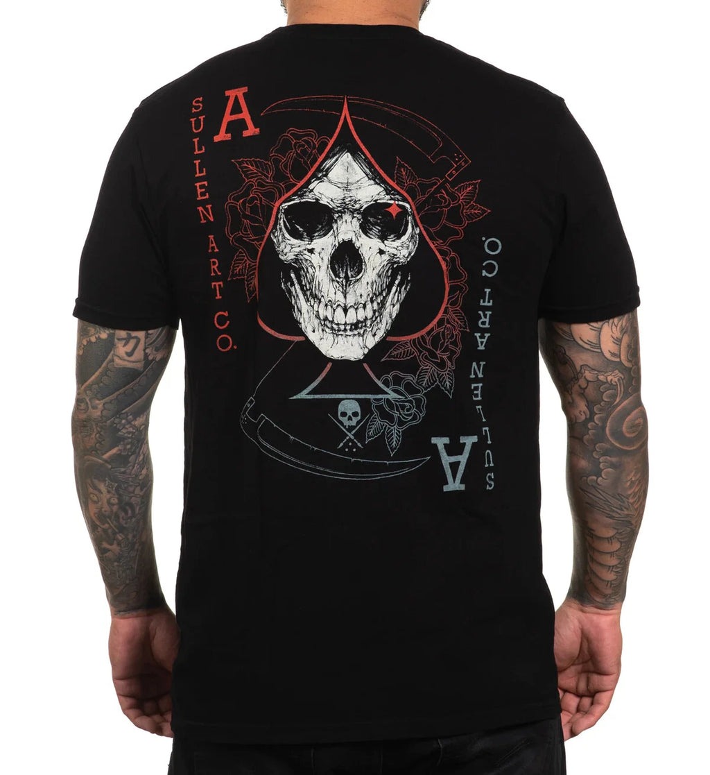 Sullen Pin Up Street Americana Metal Tattoo Art Mens Premium Tee DRAWING DEAD