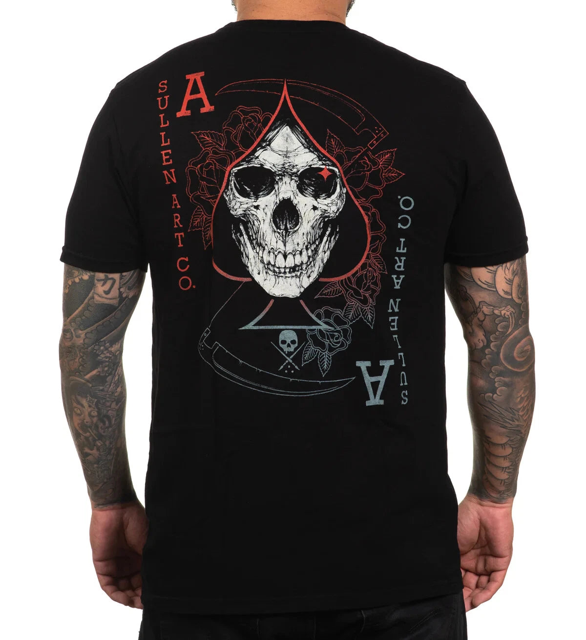 Sullen Pin Up Street Americana Metal Tattoo Art Mens Premium Tee DRAWING DEAD