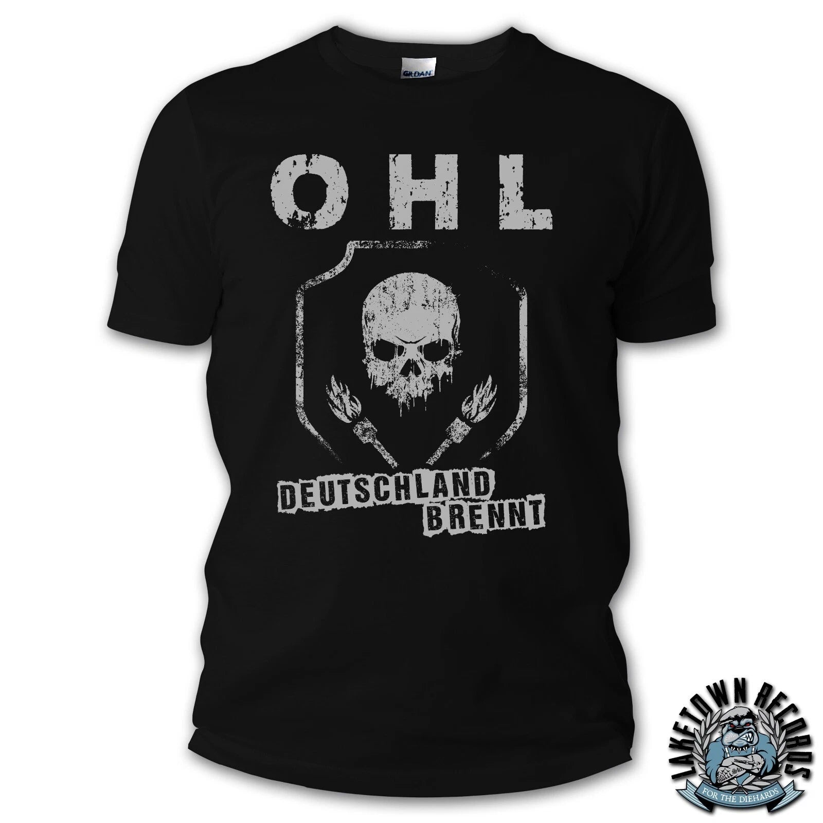 OHL - DEUTSCHLAND BRENNT (T-Shirt) S-3XL Punk Punkrock Rawside Slime Cotzraiz
