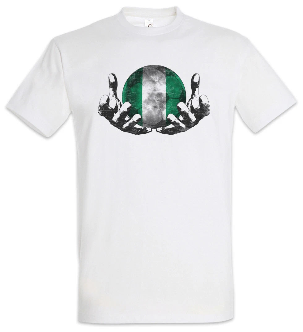 Nigeria Football Magic Ball T-Shirt nigerian Soccer Flag World Championship