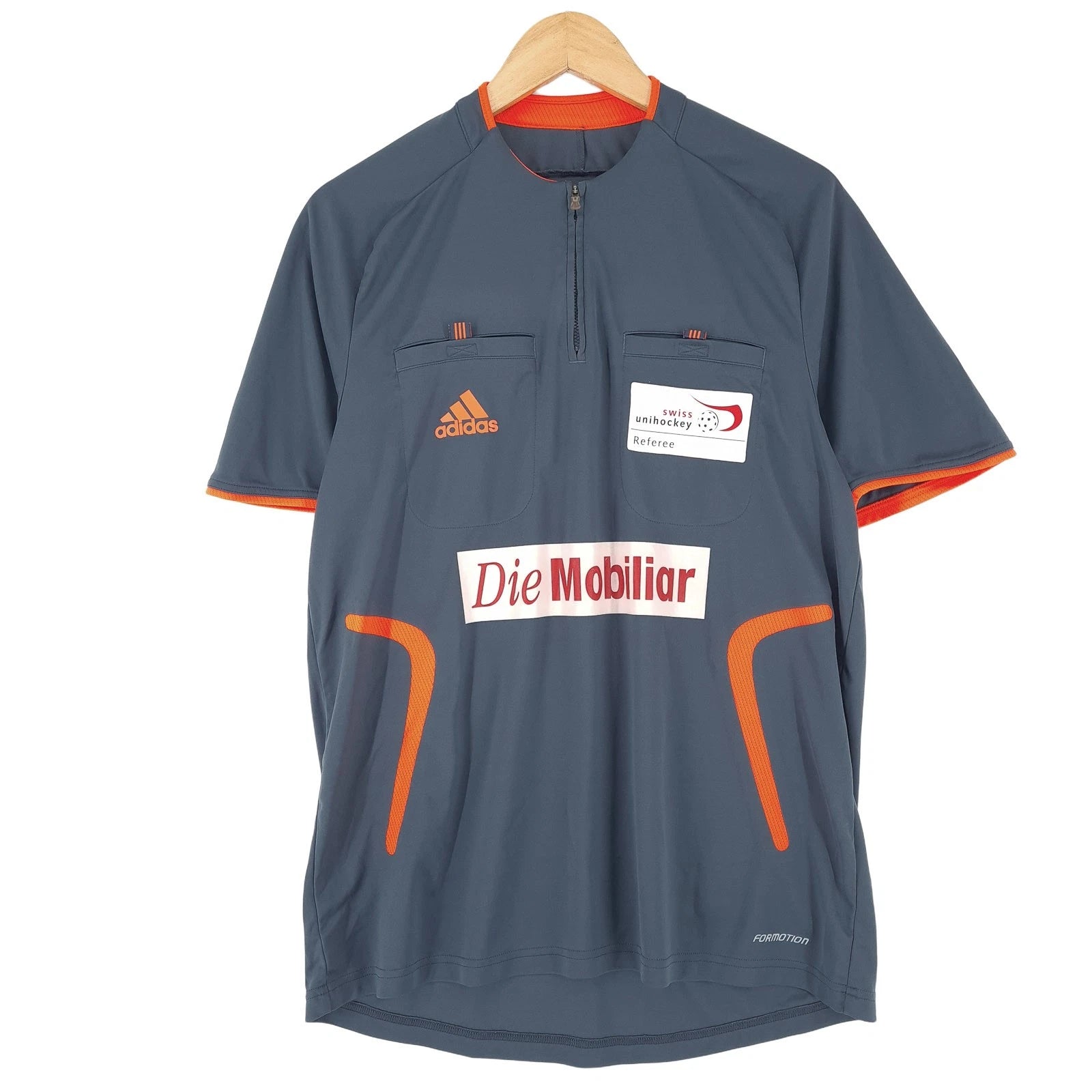 Adidas Vintage Referee Unihockey Sport Jersey Za2 Size M