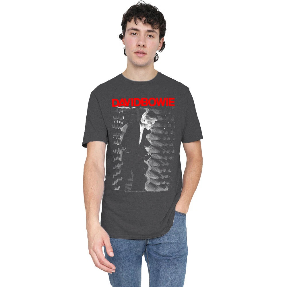 David Bowie Station To Station T-Shirt S-2XL, Charcoal
