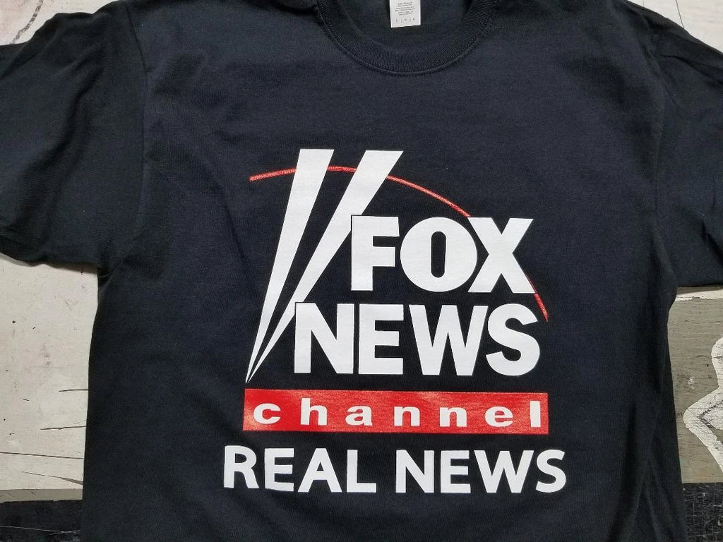 Fox News Channel Real News T-shirt clothing Trump conservative fake cnn msnbc