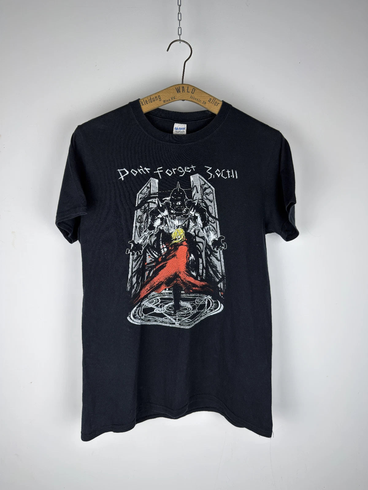 Vintage Fullmetal Alchemist Anime Manga Shirt Dont Forget 03 Oct Tee Size M Rare