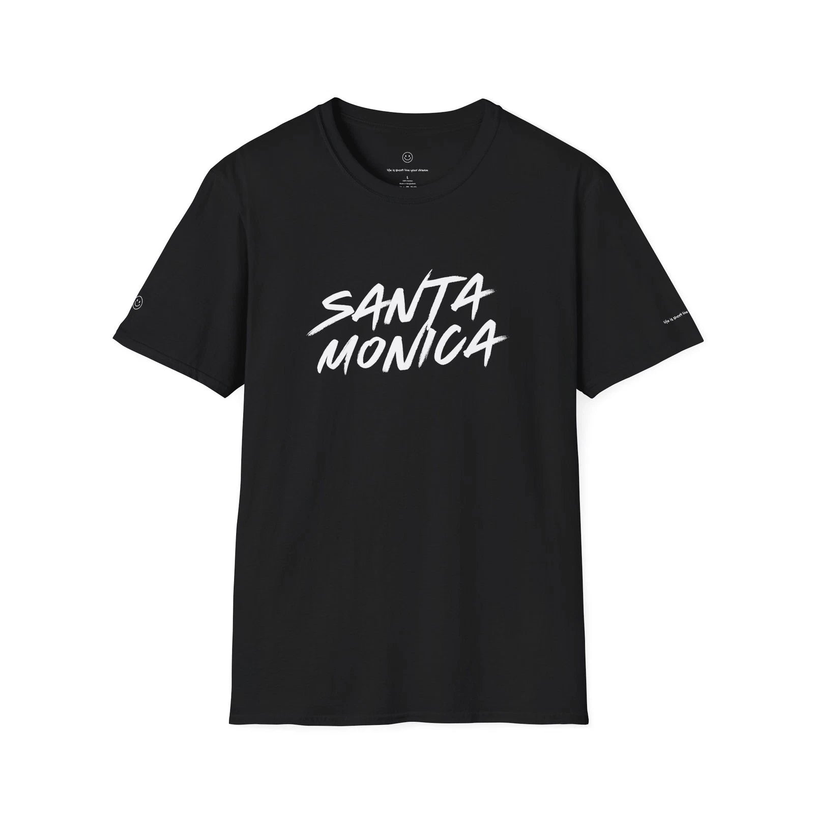 SANTA MONICA T-Shirt Minimalist Luxury Travel Tee Unisex Casual Shirt