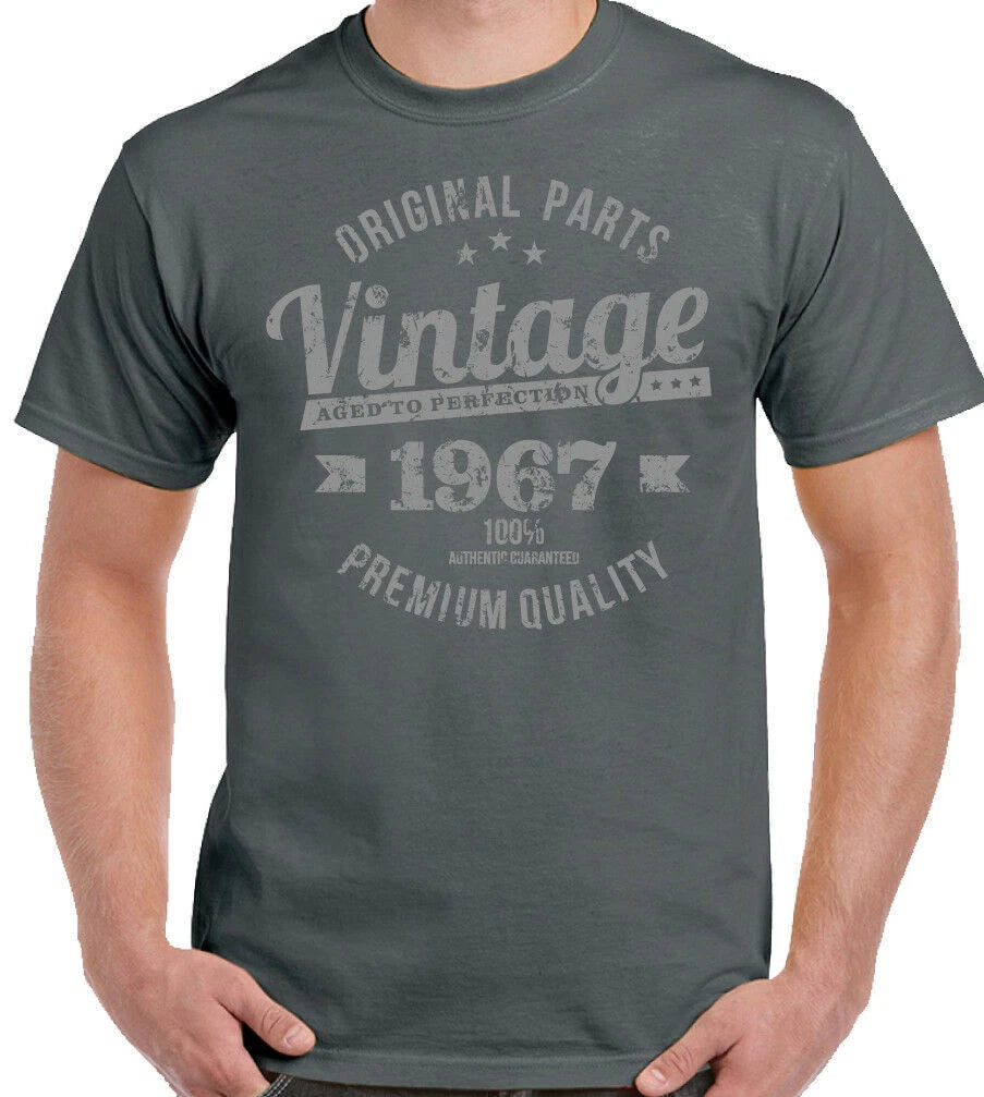 59th Birthday T-Shirt 1967 Mens Funny Distressed 57 Vintage Year Premium Quality