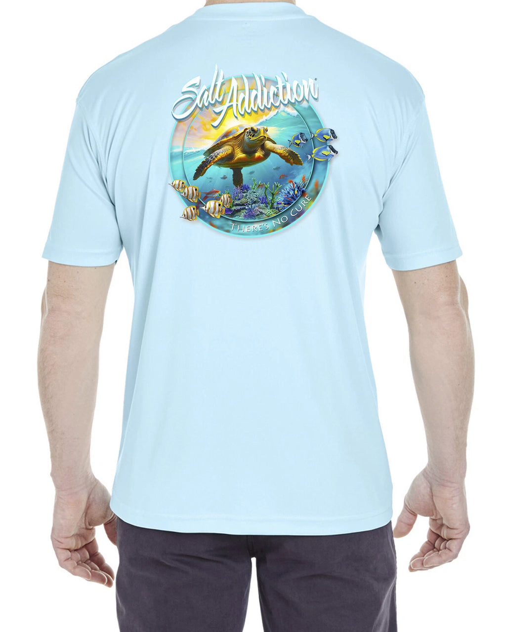 Salt Addiction t Shirt Short Sleeve MicroFiber Turtle 30