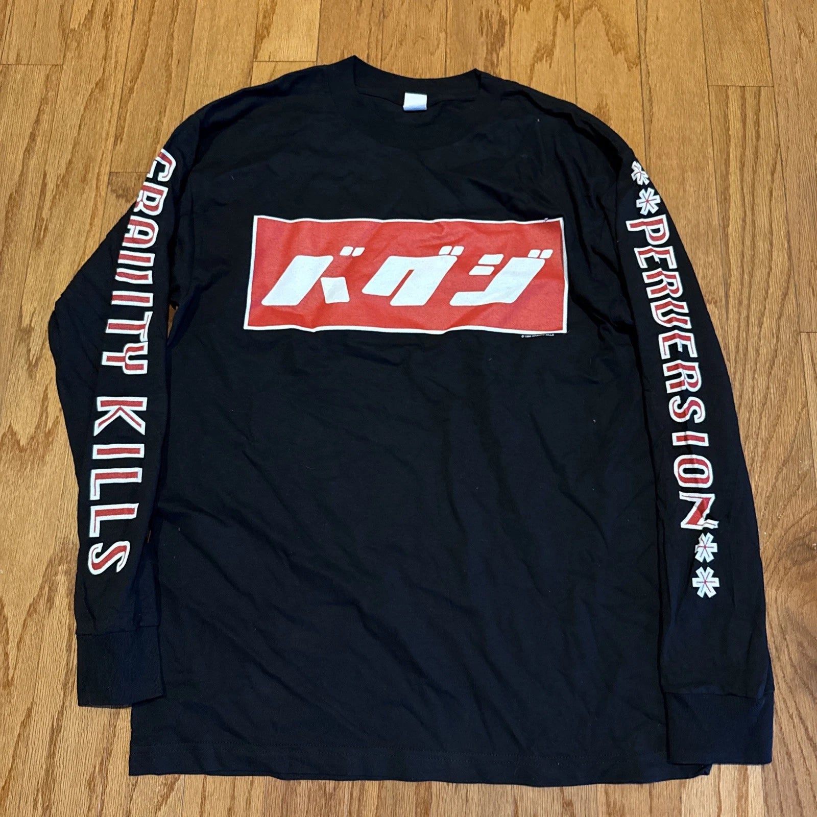 Vintage Gravity Kills Mens 1998 Perversion Band T Shirt Grunge Deadstock Size L