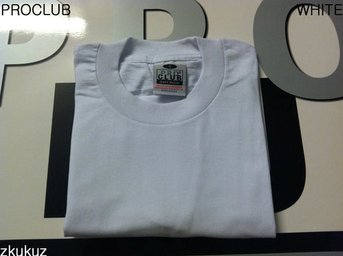3 NEW PROCLUB HEAVY WEIGHT T-SHIRT WHITE PLAIN PRO CLUB BLANK 2XLT TALL 3PC