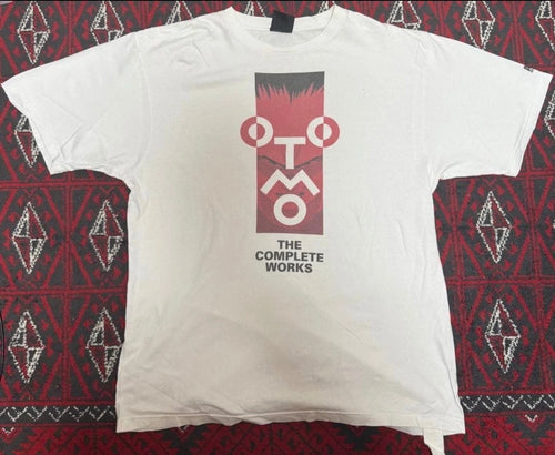 AKIRA Tetsuo Katsuhiro Otomo Exhibition T Shirt XL White Used Manga Anime Japan