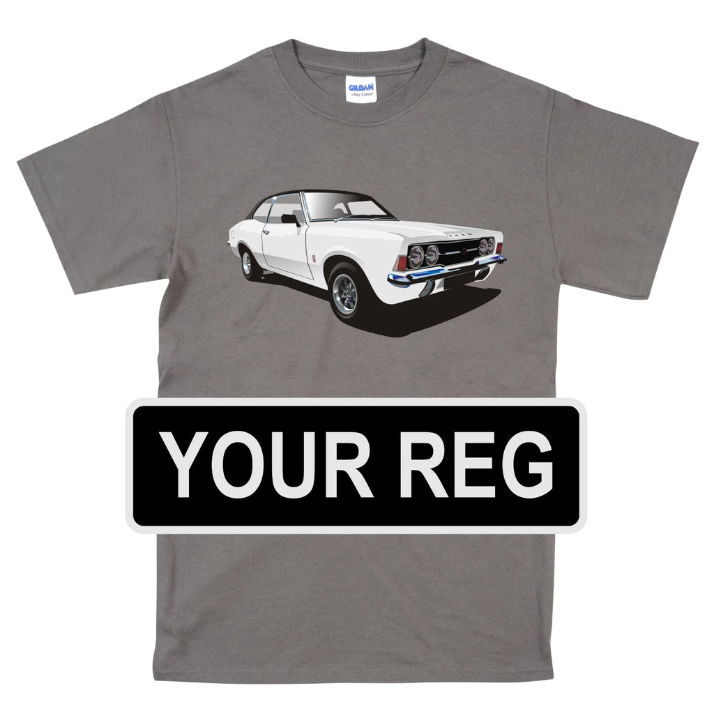 Mk3 Ford Cortina T Shirt Classic Car Personalised Reg  S - 5XL